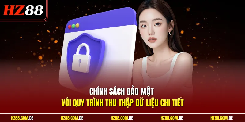 Chính sách bảo mật với quy trình thu thập dữ liệu chi tiết