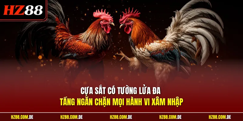HZ88 có tường lửa đa tầng ngăn chặn mọi hành vi xâm nhập