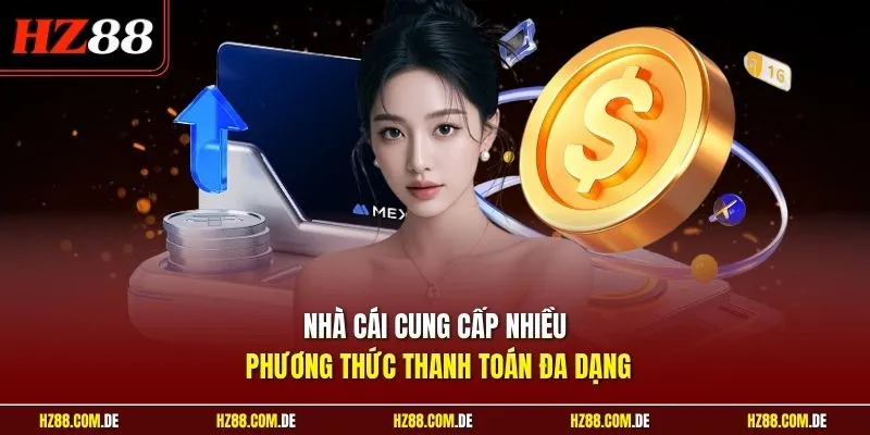 Nhà cái cung cấp nhiều phương thức thanh toán đa dạng